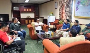 Silaturahmi dan koordinasi jajaran Balai TNKM kepada Pj. Sekretaris Daerah Nunukan H. Raden Iwan Kurniawan.(Prokompim)